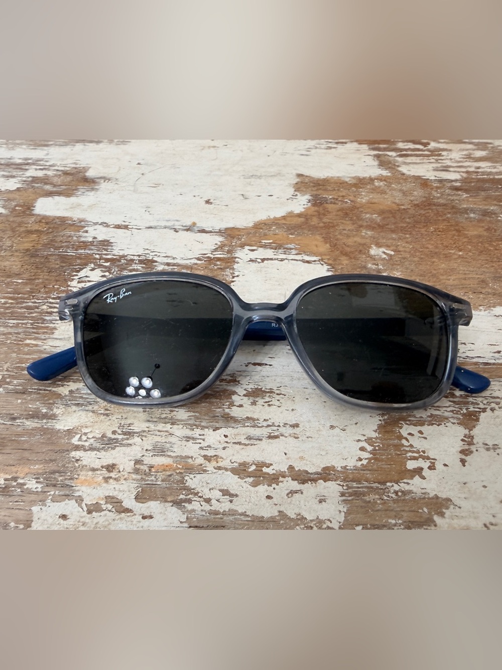 Ray-Ban Kids Black Sunglasses with Dark Lenses